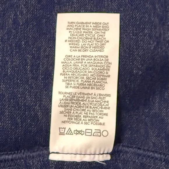 Women's Cabi #4438 Cuddle Tee Cobalt Blue V-Neck 3/4 Sleeve Size M - Picture 6 of 6